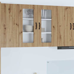 Armoire De Cuisine Kalmar Chêne Artisanal 80 X 31 X 80 Cm Vidaxl