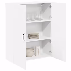 Armoire De Cuisine Kalmar Blanc Brillant 80 X 31 X 100 Cm Vidaxl - Vue supplémentaire 2