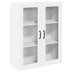 Armoire De Cuisine Kalmar Blanc Brillant 80 X 31 X 100 Cm Vidaxl