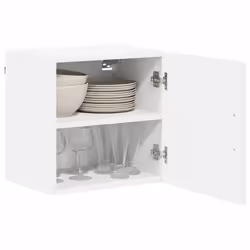 Armoire De Cuisine Blanc 40 X 31 X 40 Cm Bois D'Ingénierie Vidaxl - Vue supplémentaire 2