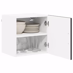 Armoire De Cuisine 2 Pcs Noir 40 X 31 X 40 Cm Bois D'Ingénierie Vidaxl - Vue supplémentaire 2
