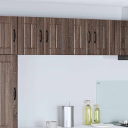 Meuble Mural De Cuisine Avec Porte Chêne Brun 60 X 31 X 40 Cm Vidaxl