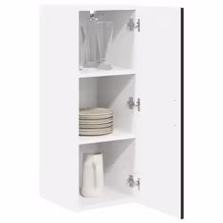 Armoire De Cuisine Noir 30 X 31 X 80 Cm Bois D'Ingénierie Vidaxl - Vue supplémentaire 2