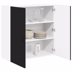 Armoire De Cuisine Noir 80 X 31 X 80 Cm Bois D'Ingénierie Vidaxl - Vue supplémentaire 2