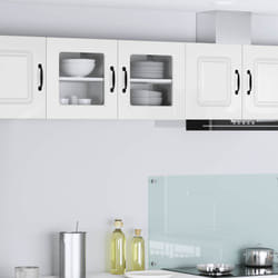 Armoire De Cuisine Avec Étagère Blanc Brillant 40 X 31 X 40 Cm Vidaxl