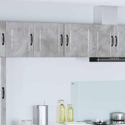 Armoire De Cuisine Avec Porte 2 Pcs Gris Béton 40 X 31 X 40 Cm Vidaxl