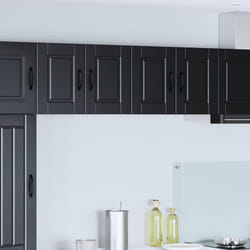 Meuble Mural De Cuisine Noir 60 X 31 X 40 Cm Bois D'Ingénierie Vidaxl