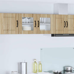 Meuble Mural De Cuisine Avec Porte Chêne Sonoma 80 X 31 X 40 Cm Vidaxl