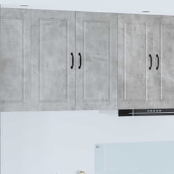 Armoire De Cuisine Gris Béton 80 X 31 X 80 Cm Bois D'Ingénierie Vidaxl