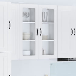Armoire De Cuisine Blanc 40 X 31 X 100 Cm Bois D'Ingénierie Vidaxl