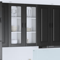 Armoire De Cuisine Noir 40 X 31 X 100 Cm Bois D'Ingénierie Vidaxl