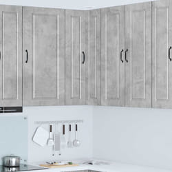 Armoire De Cuisine Avec Étagère Gris Béton 57 X 57 X 100 Cm Vidaxl