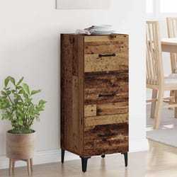 Buffet Bois Ancien 34,5 X 34 X 90 Cm Bois D'Ingénierie Vidaxl