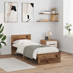 Cadre De Lit Bois Ancien 75 X 190 Cm Bois D'Ingénierie Vidaxl