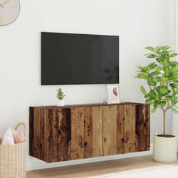 Meuble Tv Mural Bois Ancien 100 X 35 X 41 Cm Bois D'Ingénierie Vidaxl