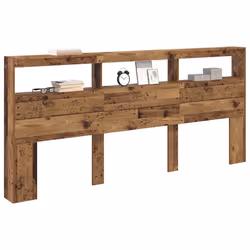 Vidaxl Tête De Lit Bois Ancien 220 X 17 X 102 Cm Bois D'Ingénierie - Vue supplémentaire 3
