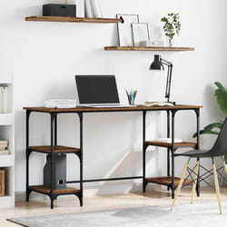 Bureau Bois Ancien 140 X 50 X 75 Cm Bois D'Ingénierie Vidaxl
