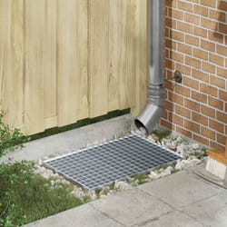Grille Argent 60 X 40 X 2 Cm Acier Galvanisé À Chaud Vidaxl