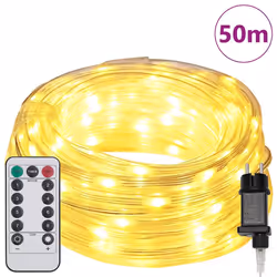 Lumière En Corde Avec 1200 Led Blanc Chaud 50 M Pvc Vidaxl - Vue supplémentaire 2