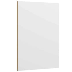 Panneaux décoratifs en bois dingénierie - vidaXL - Blanc - 15x21x027 cm - Lot de 50 - Facile à couper