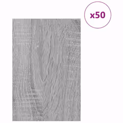 Vidaxl Panneaux Décoratifs 50 Pcs Gris Sonoma 40 X 60 X 0,27 Cm - Vue supplémentaire 3