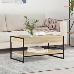 Table Basse Sonoma 80 X 50 X 40 Cm Bois D'Ingénierie Vidaxl