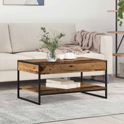 Table Basse Bois Ancien 80 X 50 X 40 Cm Bois D'Ingénierie Vidaxl