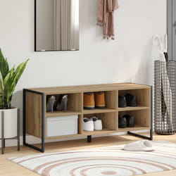 Cabinet À Chaussures Chêne Artisan 60 X 35 X 44 Cm Vidaxl