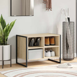 Cabinet À Chaussures Sonoma 60 X 35 X 44 Cm Bois D'Ingénierie Vidaxl