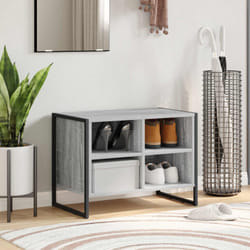 Cabinet À Chaussures Avec Stockage Gris Sonoma 60 X 35 X 44 Cm Vidaxl
