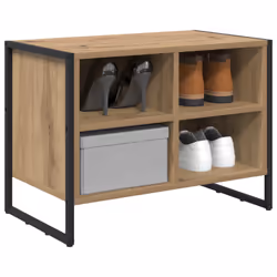 Cabinet À Chaussures Chêne Artisan 60 X 35 X 44 Cm Vidaxl - Vue supplémentaire 2