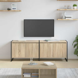 Meuble Tv Sonoma 140 X 36 X 49.5 Cm Bois D'Ingénierie Vidaxl