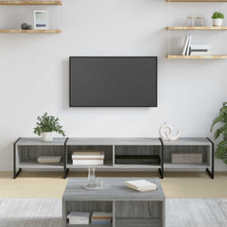 Meuble Tv Gris Sonoma 170,5 X 36 X 30,5 Cm Bois D'Ingénierie Vidaxl
