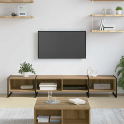 Meuble Tv Chêne Artisan 170,5 X 36 X 30,5 Cm Bois D'Ingénierie Vidaxl