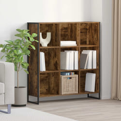 Bibliothèque Chêne Fumé 99,5 X 30 X 108,5 Cm Bois D'Ingénierie Vidaxl