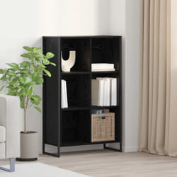 Bibliothèque Chêne Noir 99,5 X 30 X 108,5 Cm Bois D'Ingénierie Vidaxl
