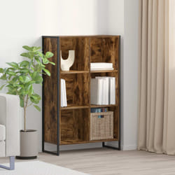 Bibliothèque Chêne Fumé 99,5 X 30 X 108,5 Cm Bois D'Ingénierie Vidaxl
