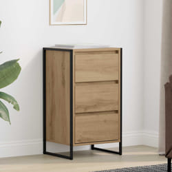 Buffet Chêne Artisan 42 X 36 X 75.5 Cm Bois D'Ingénierie Vidaxl