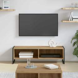 Meuble Tv Chêne Artisan 100 X 36,5 X 30,5 Cm Bois D'Ingénierie Vidaxl