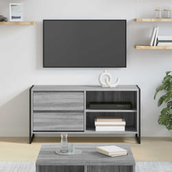Meuble Tv Gris Sonoma 100 X 36 X 49,5 Cm Bois D'Ingénierie Vidaxl