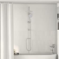 Système De Douche Argent 45 X 20 X 96 Cm Laiton, Sus201 Et Abs Vidaxl