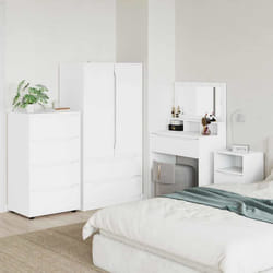 Armoires De Rangement 2 Pcs Blanc 60 X 48 X 105 Cm Vidaxl