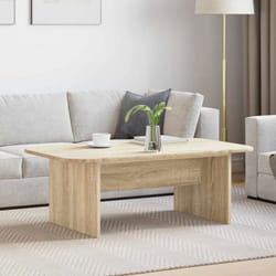 Table basse - VIDAXL - Chêne Sonoma 93 x 53 x 33 cm - Bois dingénierie - Rectangulaire - Rangement
