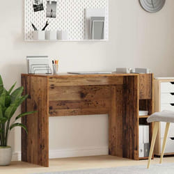Bureau - VIDAXL - Bois ancien - 109 x 50 x 78 cm - Bois dingénierie - Grandes capacités de rangement