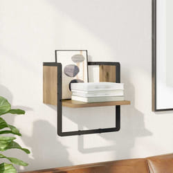 Étagère Murale Chêne Artisan 30 X 25 X 30 Cm Bois D'Ingénierie Vidaxl