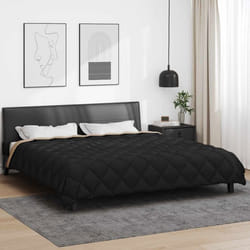 Couette dhiver - VIDAXL - Duvet 240 x 260 cm - Microfibre - Matelassé - Oeko-Tex