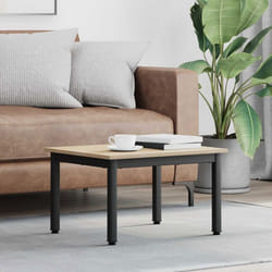 Table basse - VIDAXL - Sonoma - Rectangulaire - Bois dingénierie & métal - 60 x 50 x 36 cm