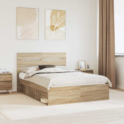 Cadre De Lit Sonoma 160 X 200 Cm Bois De Pin Massif Vidaxl