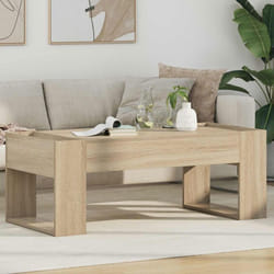 Table basse - VIDAXL - Chêne Sonoma - 110 x 50 x 41 cm - Bois dingénierie - Rectangulaire