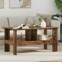 VIDAXL Table basse en bois dingénierie 90 × 50 × 45 cm Marron - style contemporain